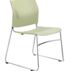 橄欖綠ACE-05C口型腳訪客椅