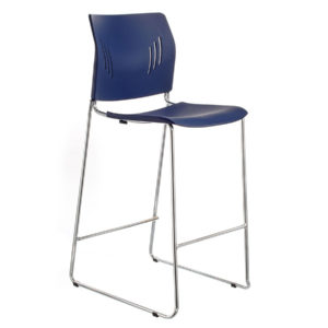 敦煌傢具-ACE-05HC高腳椅-深藍色